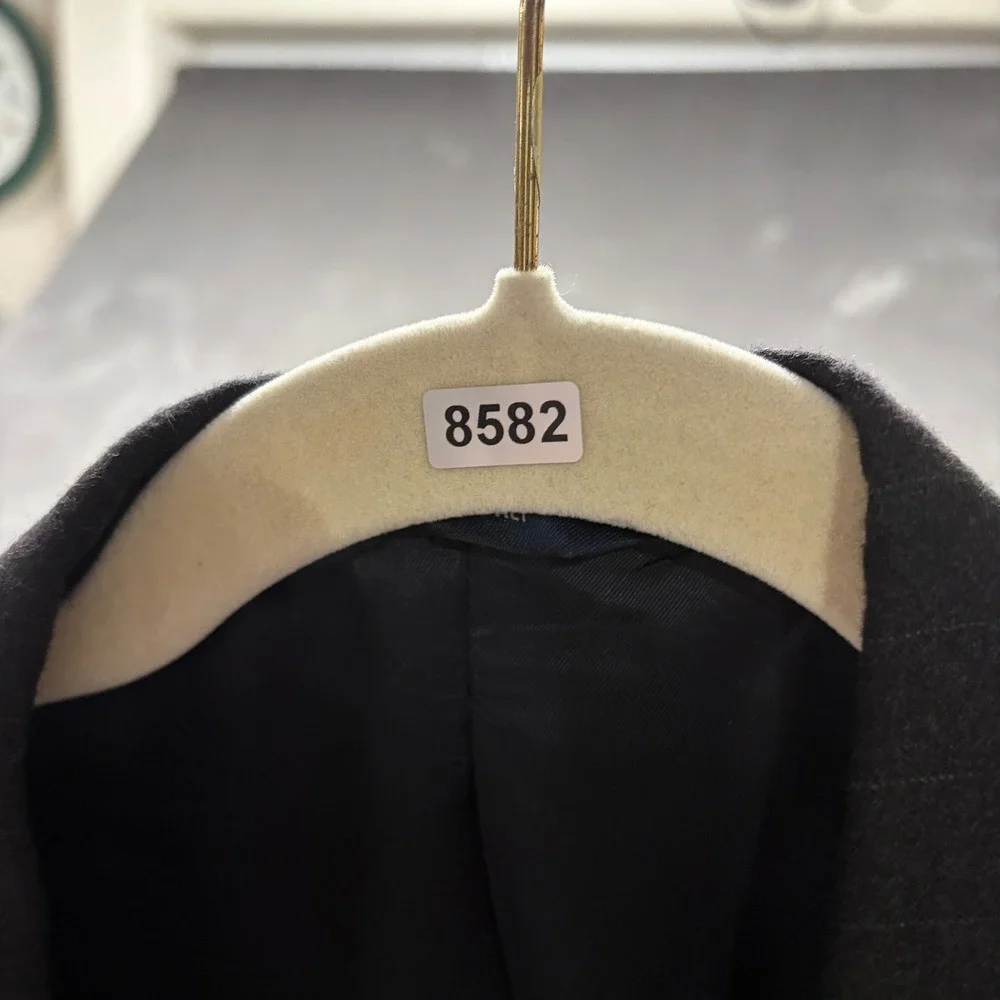 Brooks Brothers Blazer Mens 42L Gray Pinstripe Wool Cashmere Sport Coat Jacket
